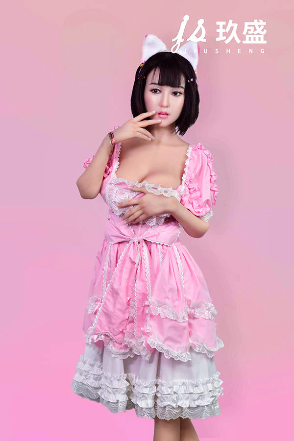 150cm/4ft11 D-cup Asian Silicone Head Sex Doll - #6 Lily