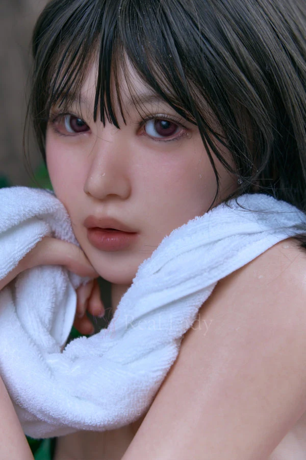 150cm/4ft11 F-Cup Big Breast Short Hair Japanese Silicone  Sex Doll - R6