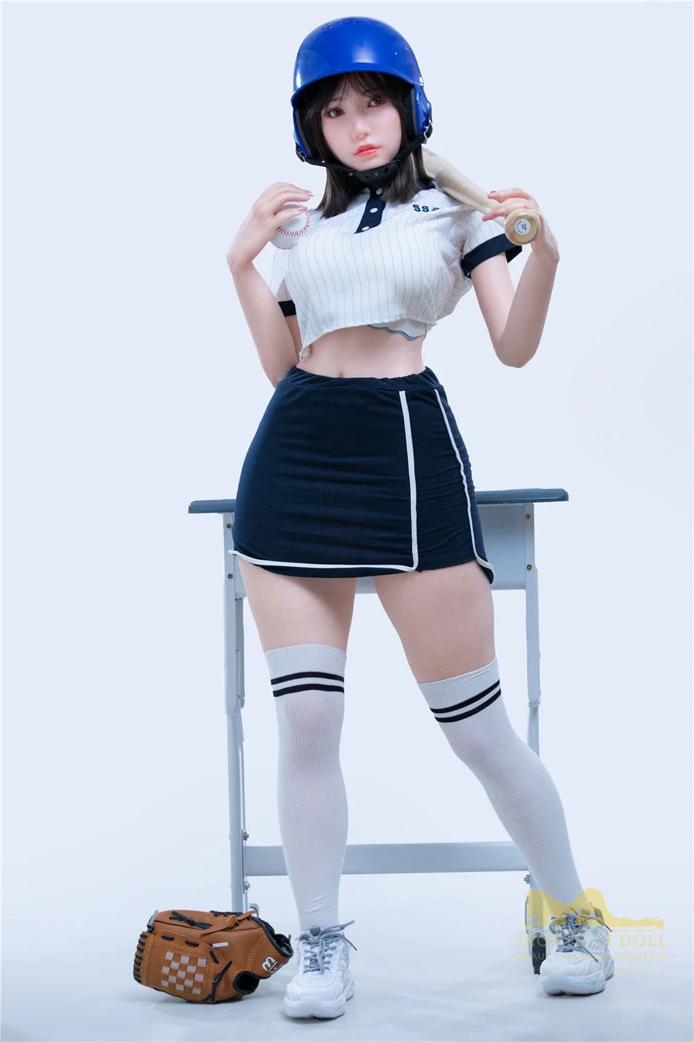 153cm/5ft F-Cup Big Breast Japanese Baseball Silicone Sex Doll - Image 14