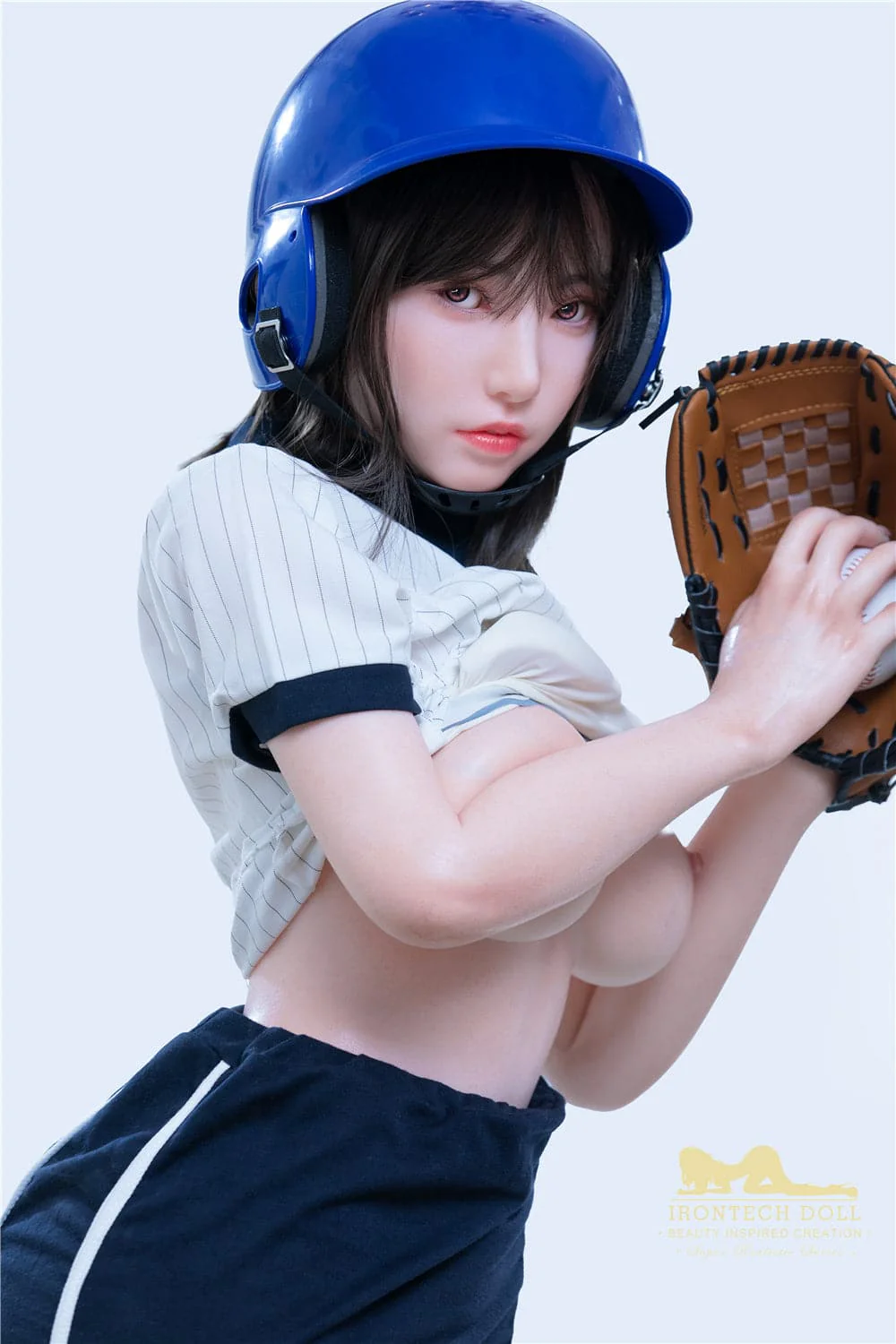 153cm/5ft F-Cup Big Breast Japanese Baseball Silicone Sex Doll - Image 3
