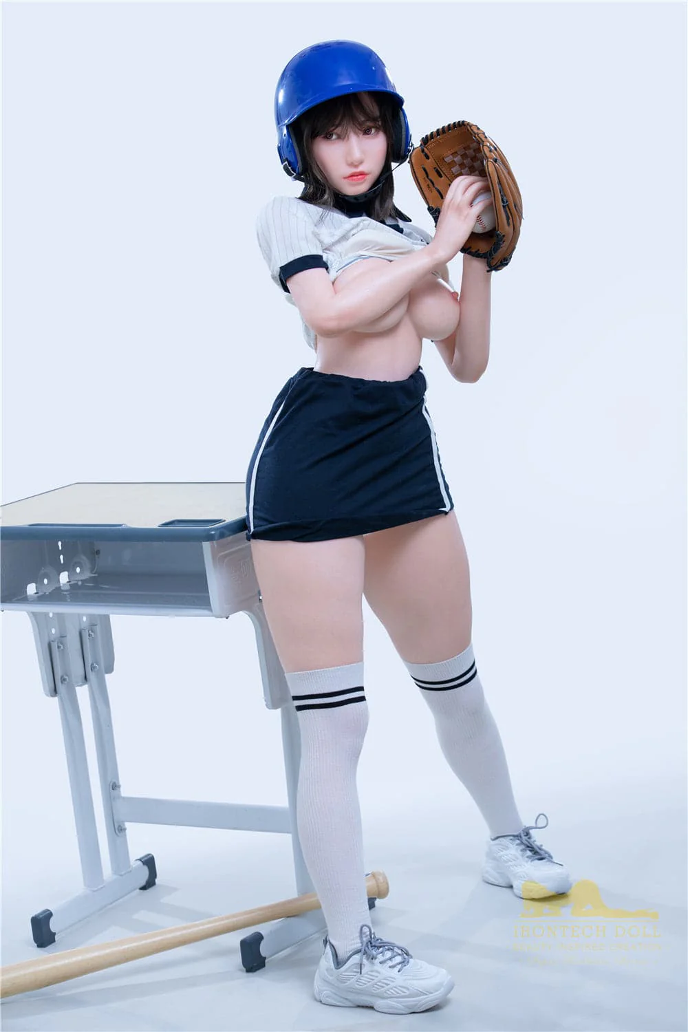 153cm/5ft F-Cup Big Breast Japanese Baseball Silicone Sex Doll - Image 7