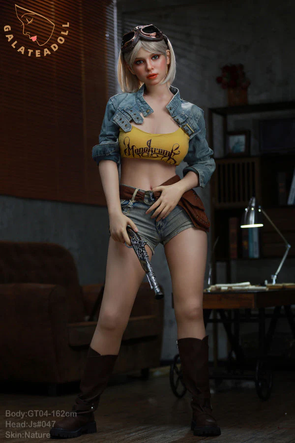 162cm/5ft4 E-cup Real Skin Texture Silicone Sex Doll – JS047 Nature - Image 6