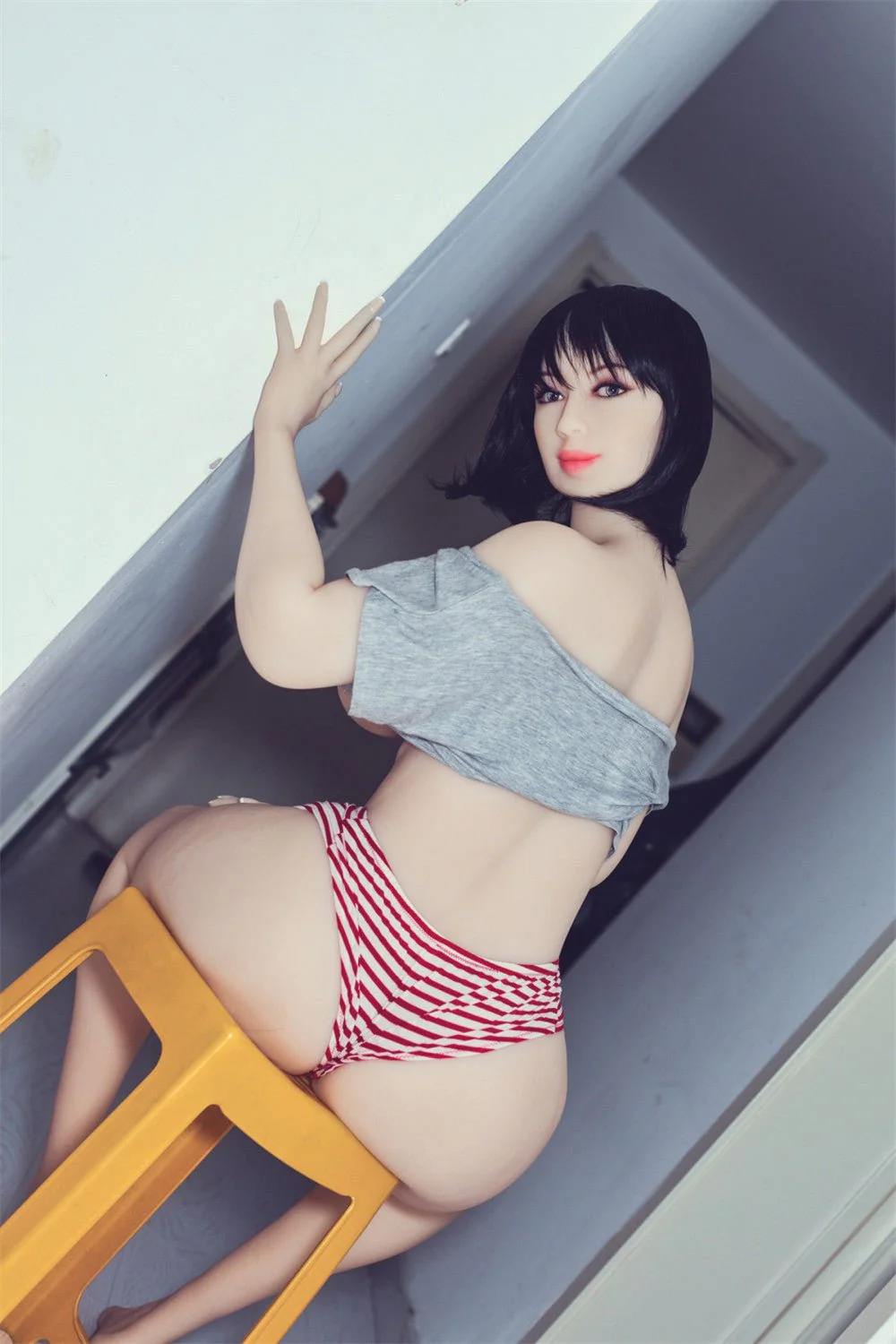 163cm/5ft4 H-Cup Super Realistic Big Booty TPE Sex Doll with #184 Head - Image 7