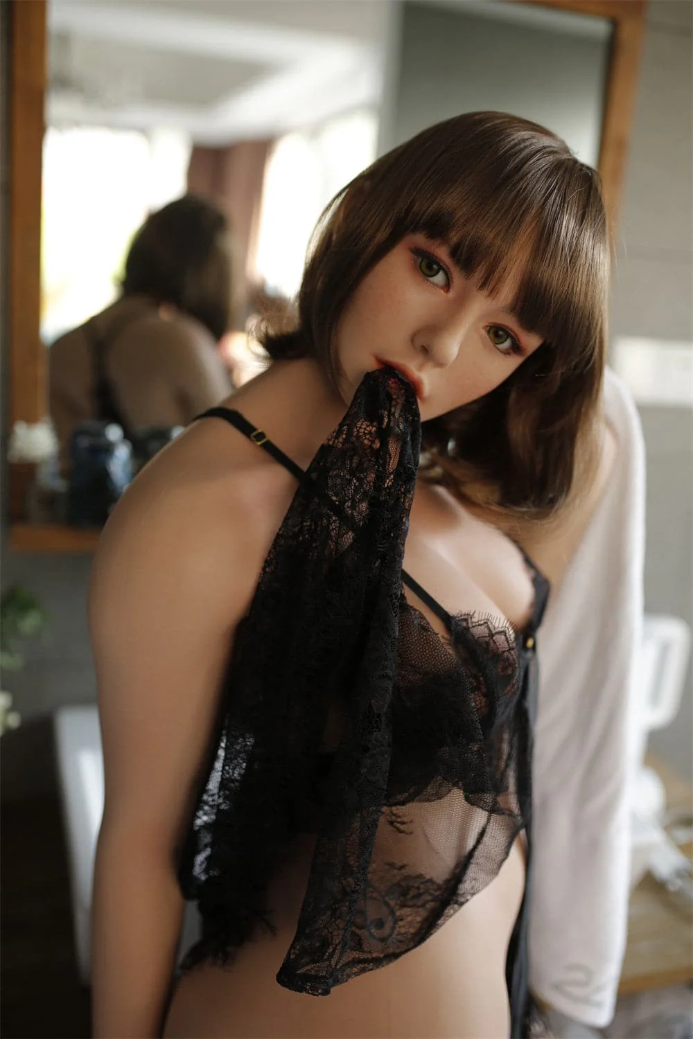 165cm/5ft5 D-cup Asian Silicone Head Sex Doll – Essence - Image 16
