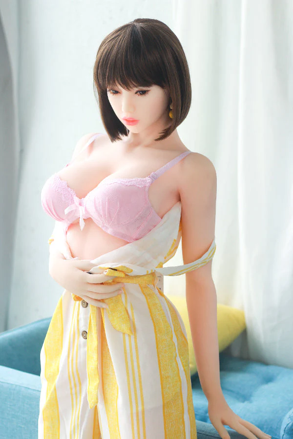 165cm/5ft5 F-Cup Skinny Big Boobs|Tits TPE Sex Doll with #19 Head - Image 9