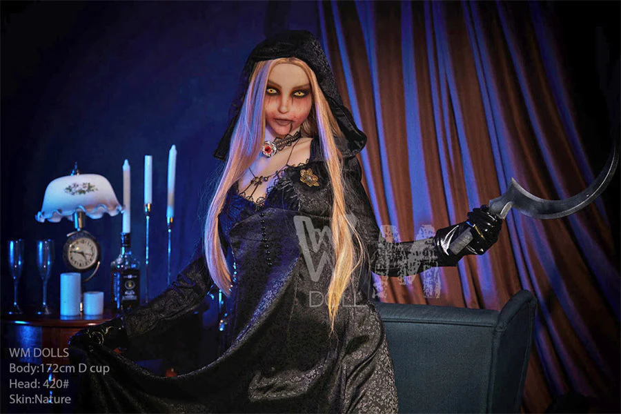 172cm/5ft8 D-cup Vampire Dimitrescu TPE Sex Doll with #420 Head - Image 21