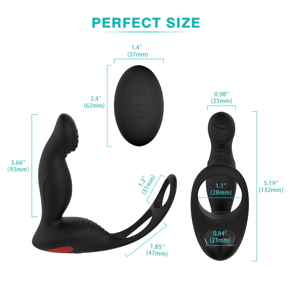 3 in 1 Remote Controlled Vibrating Prostate Massager - Image 7