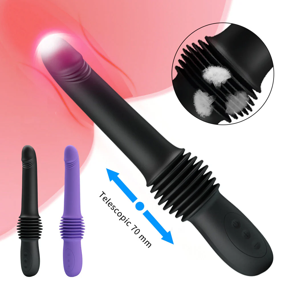 3 Speeds Telescopic  Vagina G-Spot VibratorG-bliss O-maker Toy - Image 3