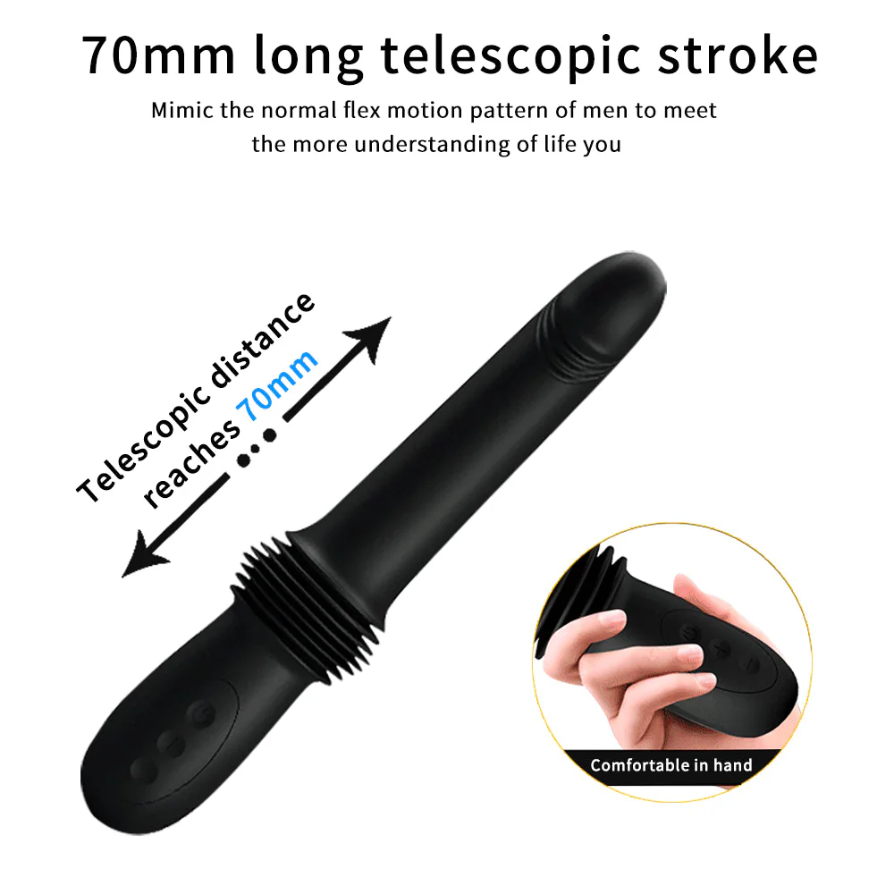 3 Speeds Telescopic  Vagina G-Spot VibratorG-bliss O-maker Toy - Image 4