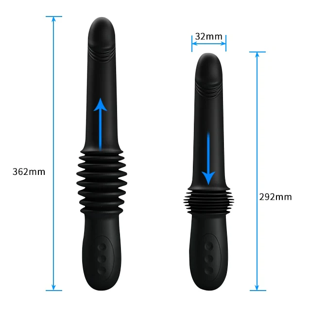 3 Speeds Telescopic  Vagina G-Spot VibratorG-bliss O-maker Toy - Image 5