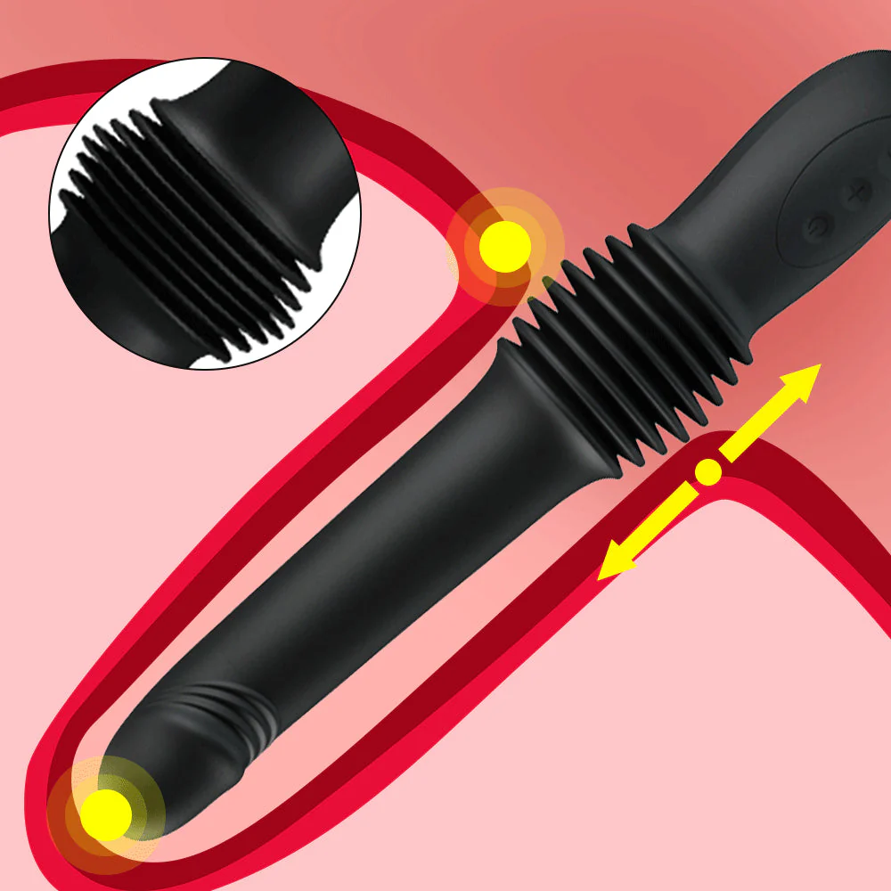 3 Speeds Telescopic  Vagina G-Spot VibratorG-bliss O-maker Toy - Image 6