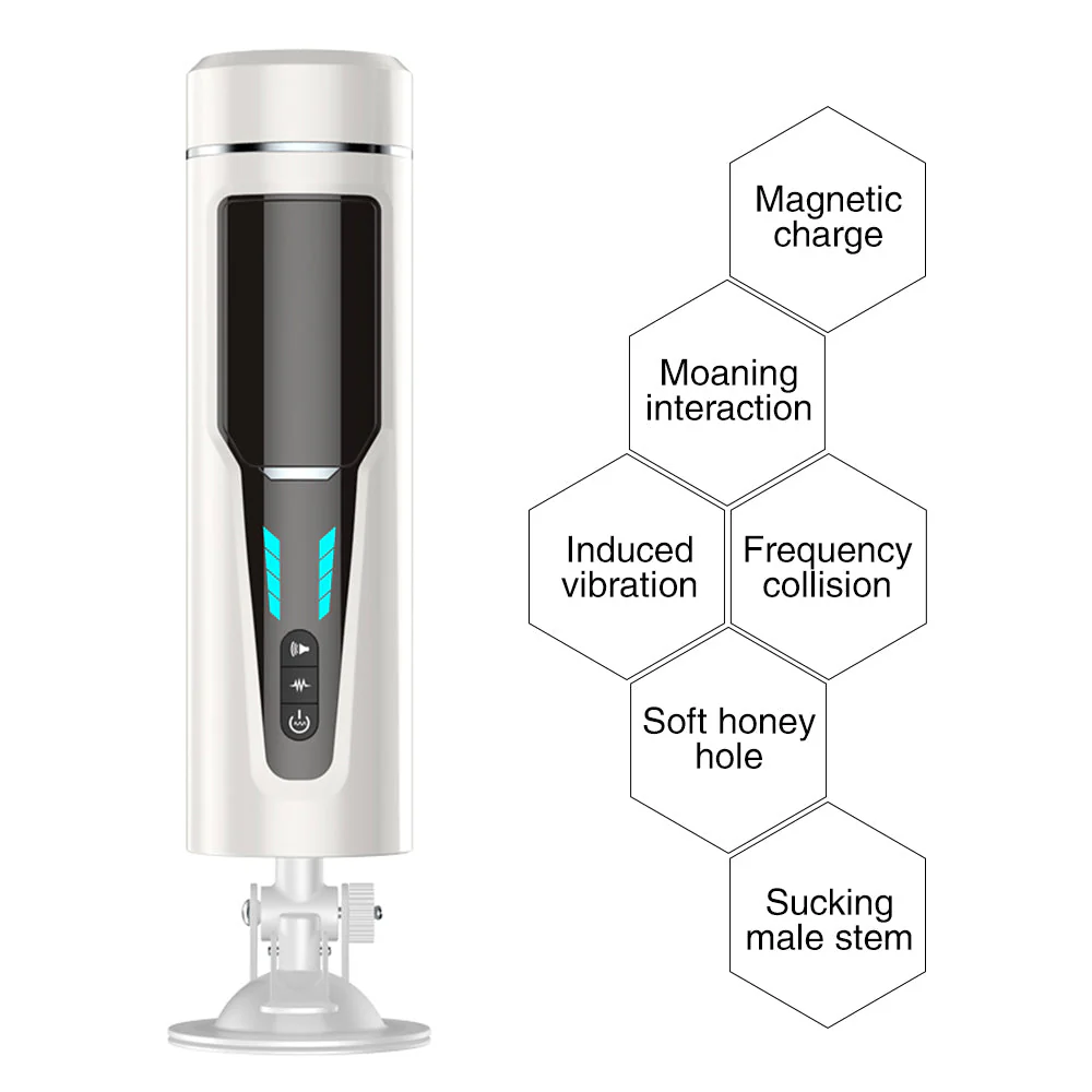 7 frequencies Automatic Piston Telescopic Rotation Male Masturbator - Image 3