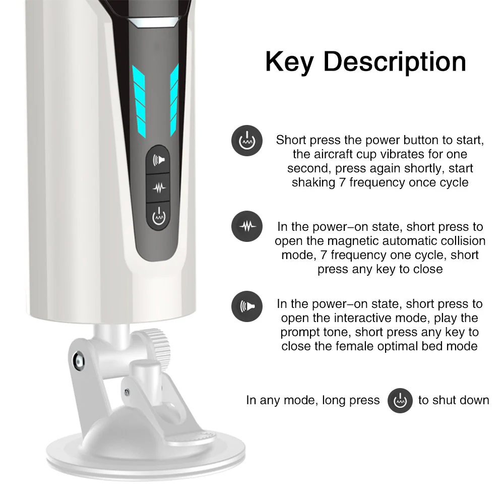 7 frequencies Automatic Piston Telescopic Rotation Male Masturbator - Image 8