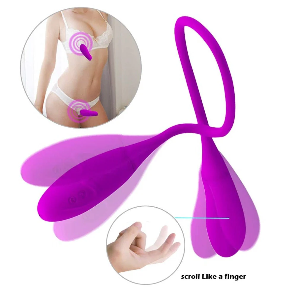 7 Speeds Double Head Jump Egg Bullet Dildo Couple  VibratorG-bliss O-maker Toy - Image 10
