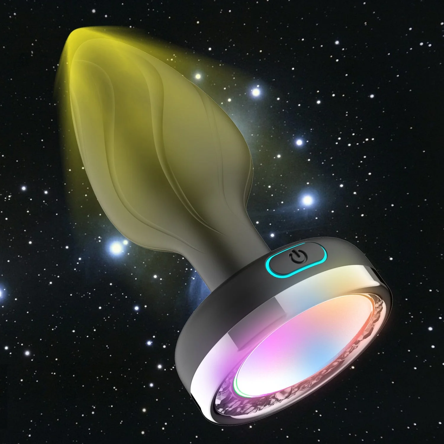 Colourful Remote Control Anal Plug - Image 3