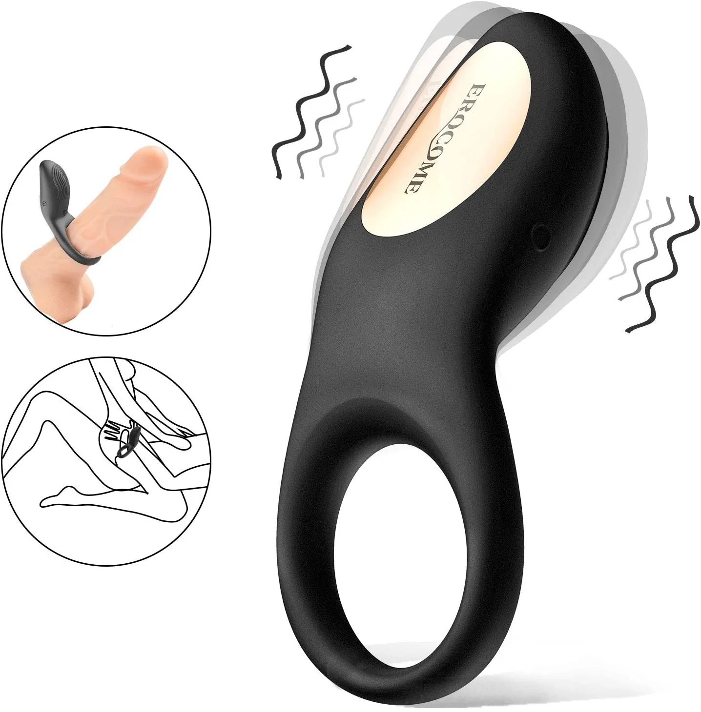 8 Vibration Modes Wireless Remote Control Penis Ring - Image 3