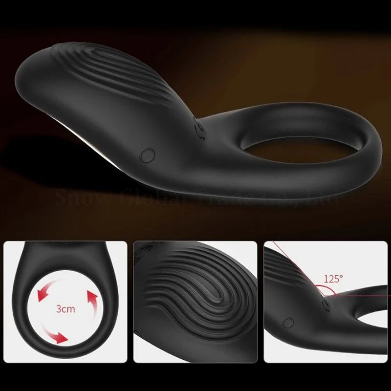 8 Vibration Modes Wireless Remote Control Penis Ring - Image 7
