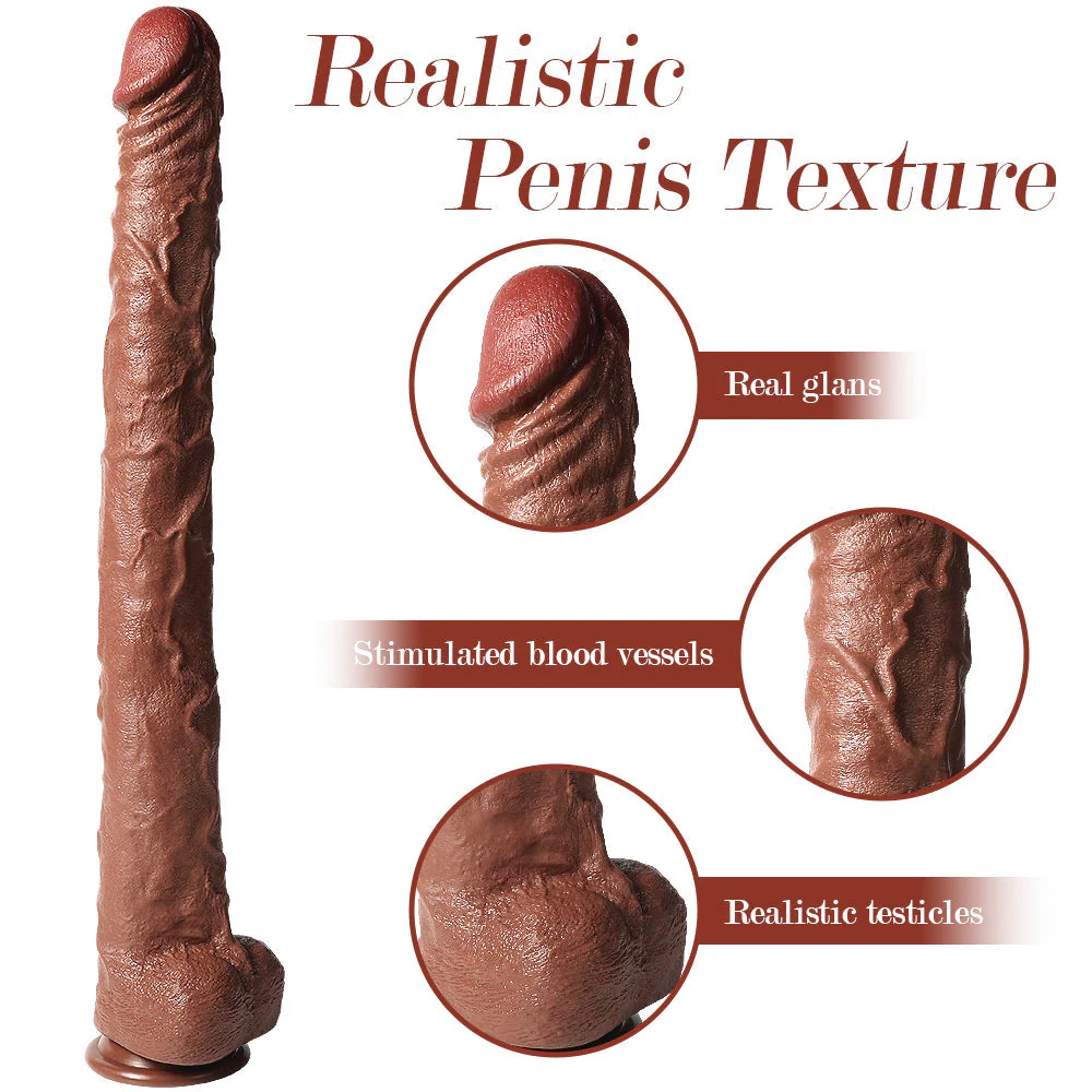 Buder -  Long Big Dildo for Beginners and Experienced Players 22.04 Inches - Image 3