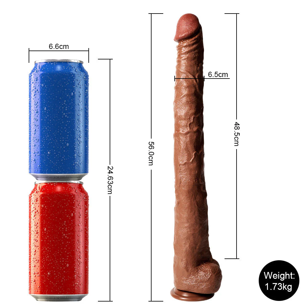 Buder -  Long Big Dildo for Beginners and Experienced Players 22.04 Inches - Image 6