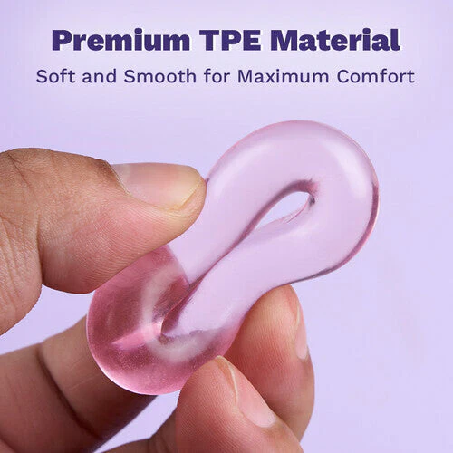 Acmejoy - 3-Piece Set Cock Rings High-Elasticity Tpe Rings For Male Pleasure - Image 5