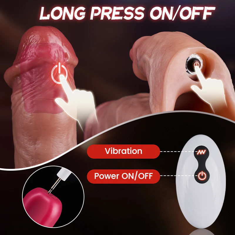 Acmejoy - Penis Sleeve Extender Enlarger Vibrating Cock Ring 8 Modes For Men Couples - Image 6