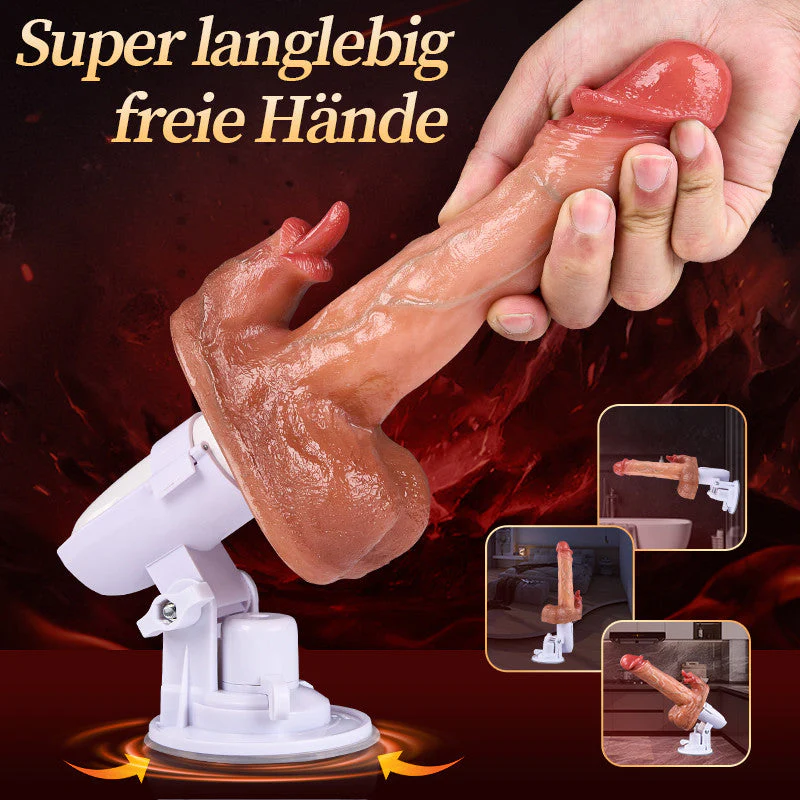 Acmejoy – Sexmaschine, 90°, automatisch verstellbarer Vibrator mit 8 stoßenden, vibrierenden und leckenden Dildos - Image 6