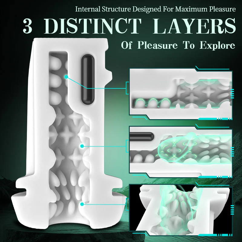 SolaceX - Intense Suction & Vibration Pleasure Male Stroker Masturbator - Image 7