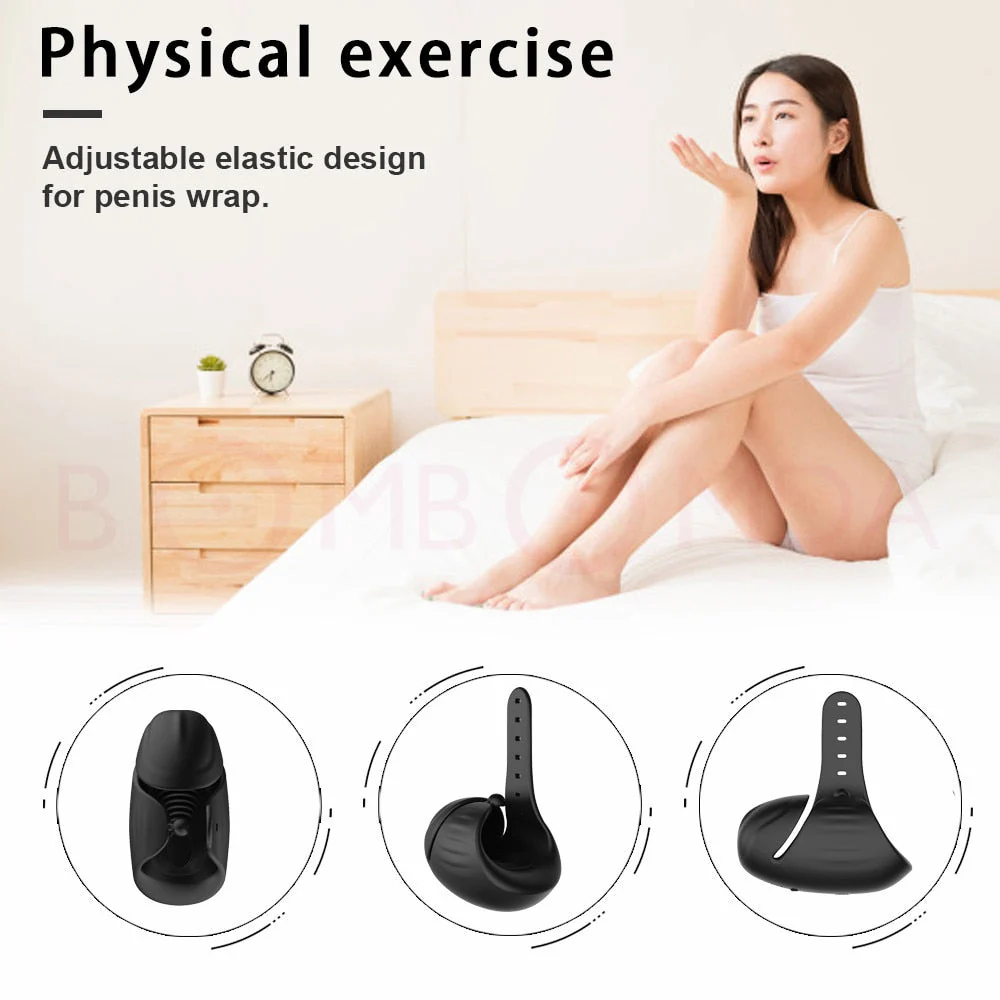 Adjustable Glans Vibrator Penis Massager - Image 2