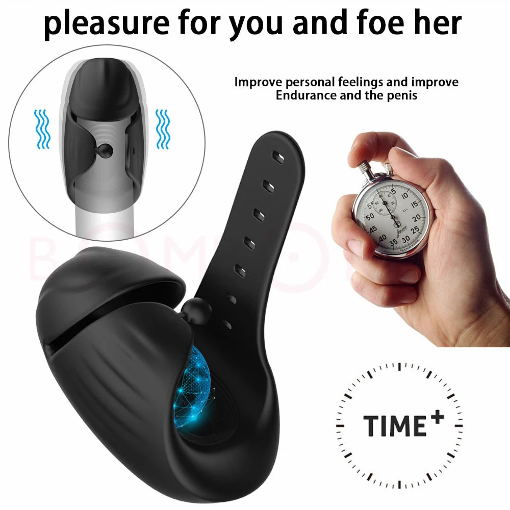 Adjustable Glans Vibrator Penis Massager - Image 8