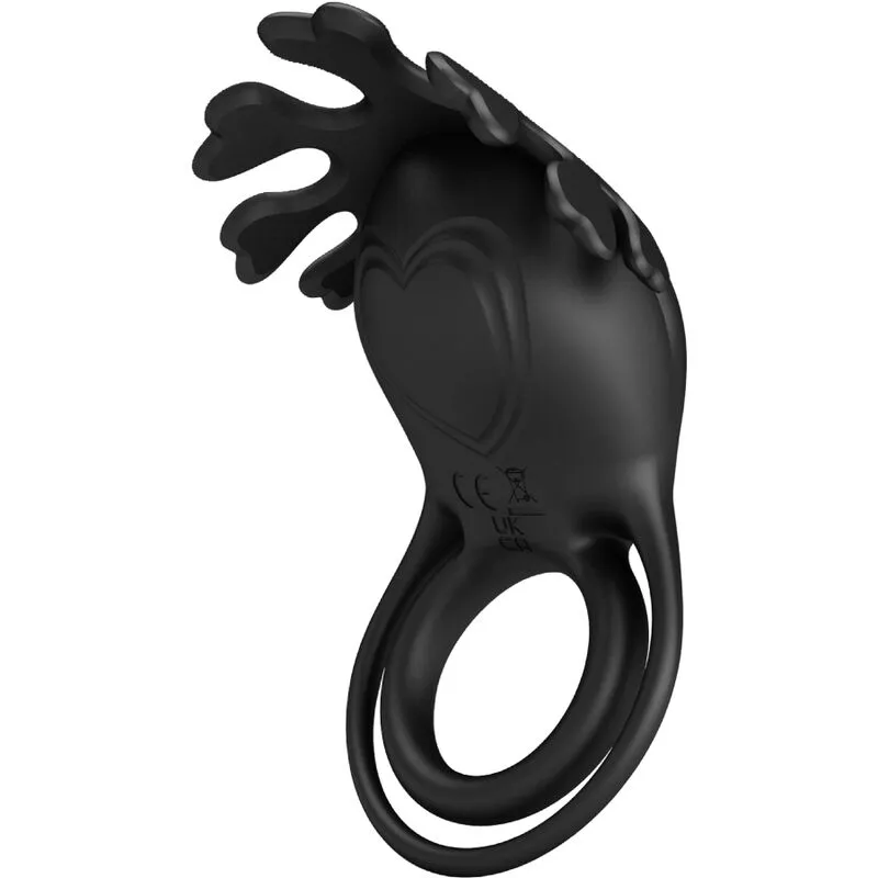 Anneau Pénien Vibrant En Silicone Noir Rechargeable - Image 10
