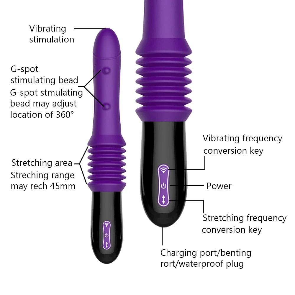 LUSTY AGE Automatic Female Stretching Sex Machine Vibrator G-bliss O-maker Toy - Image 6