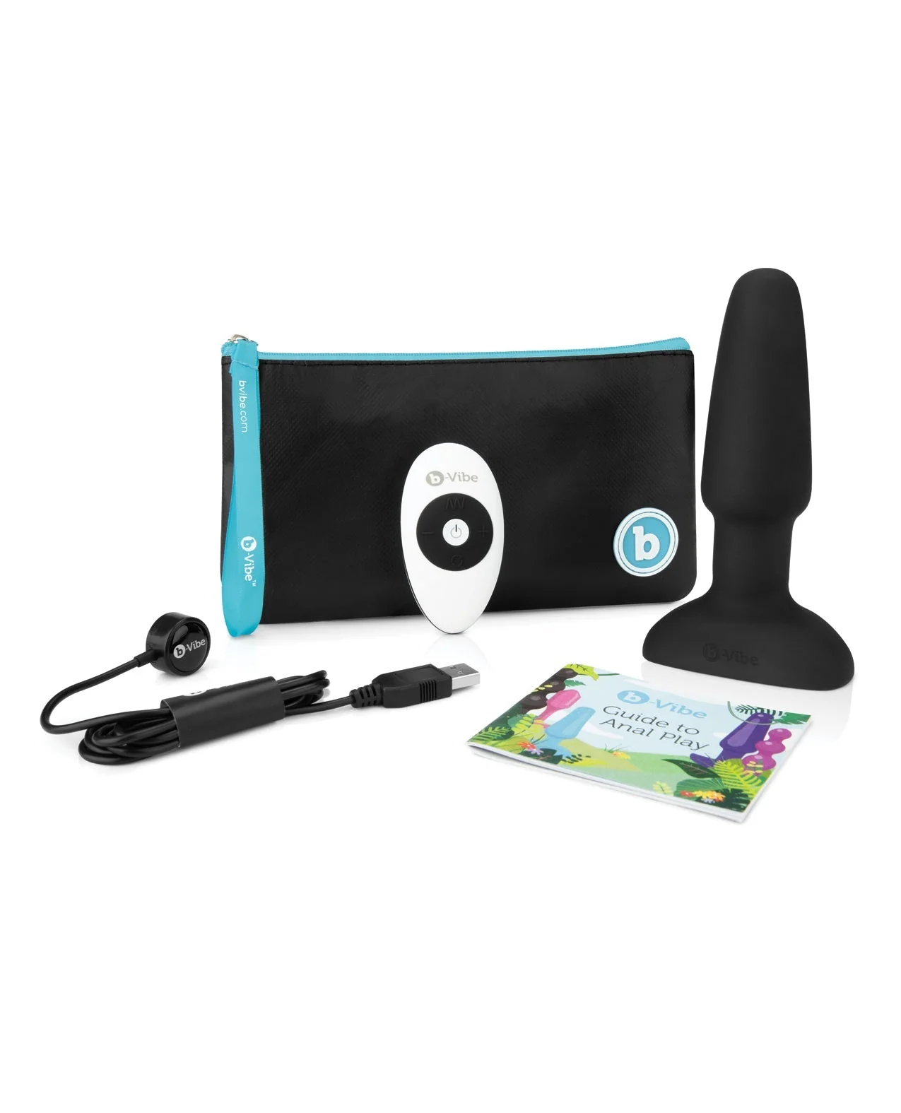 b-Vibe Rimming Plug - Black - Image 5