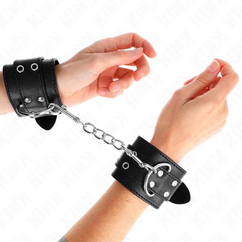 Bracelets Bdsm En Cuir VĂ©ritable ĂlĂ©gants - Image 2