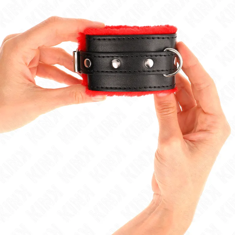 Bracelets cuir véritable BDSM ajustables robustes élégants - Image 2