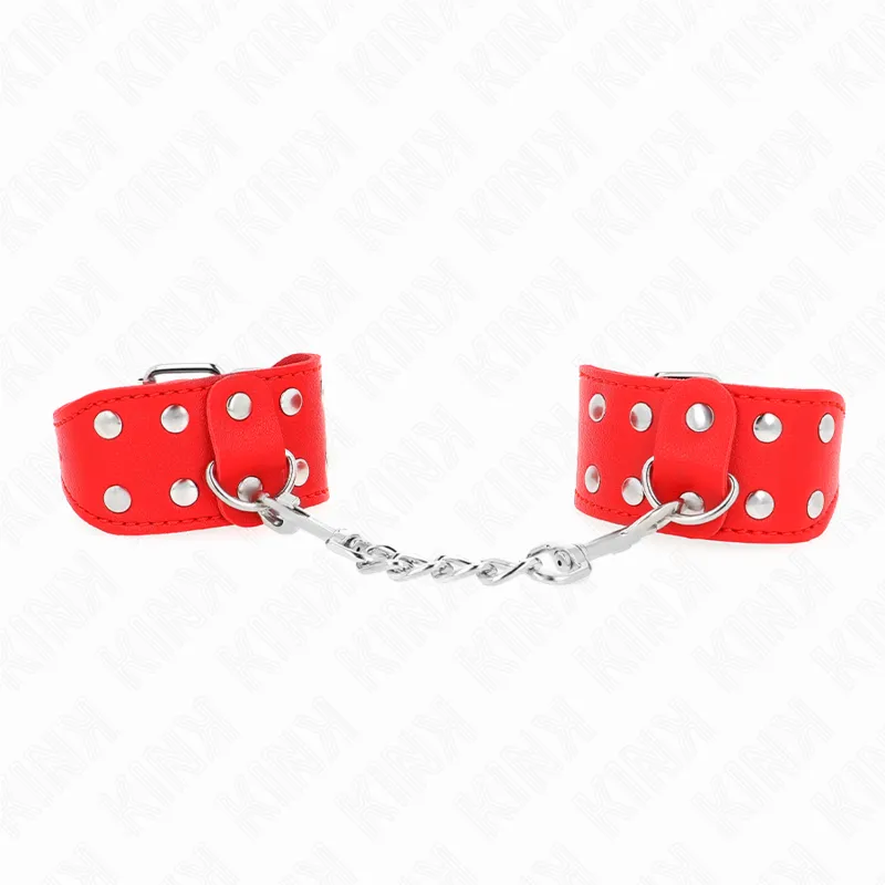 Bracelets élégants cuir véritable BDSM luxe