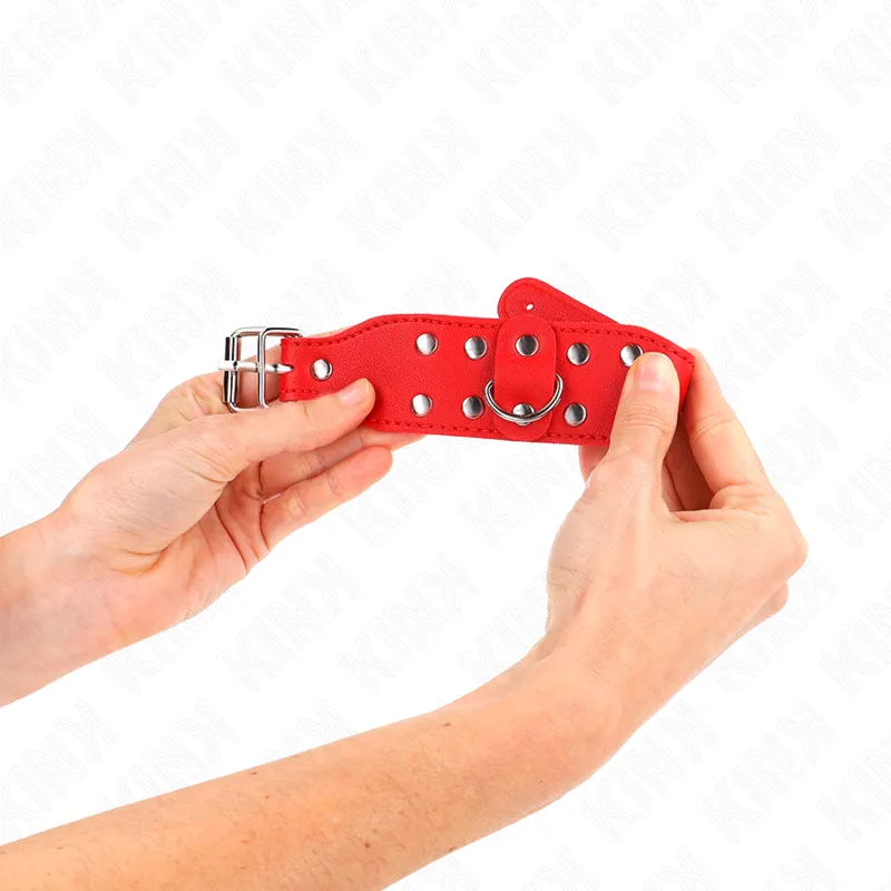 Bracelets élégants cuir véritable BDSM luxe - Image 2