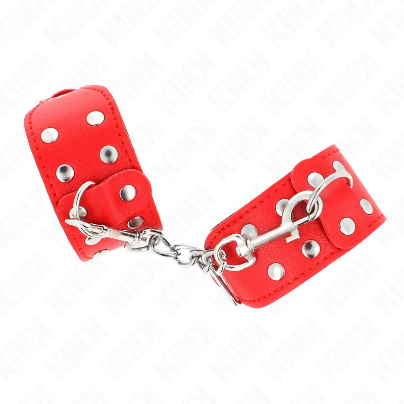 Bracelets élégants cuir véritable BDSM luxe - Image 4