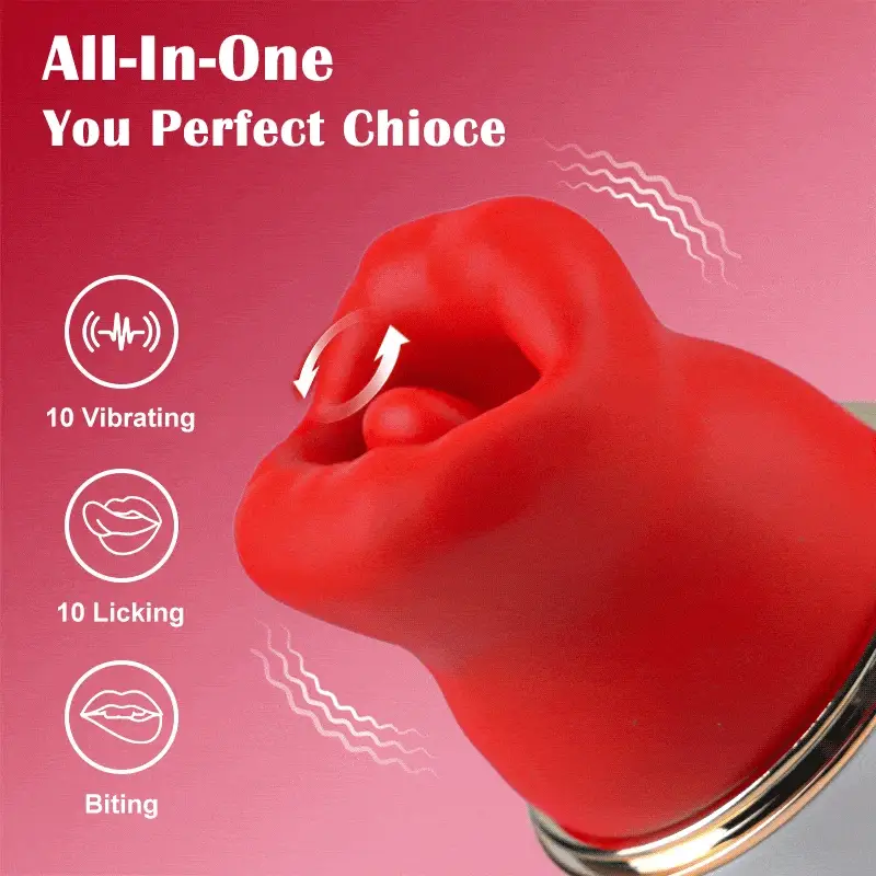 Cherry - Zungenleckvibrator zur Stimulation der Klitoris und Brustwarzen - Image 3