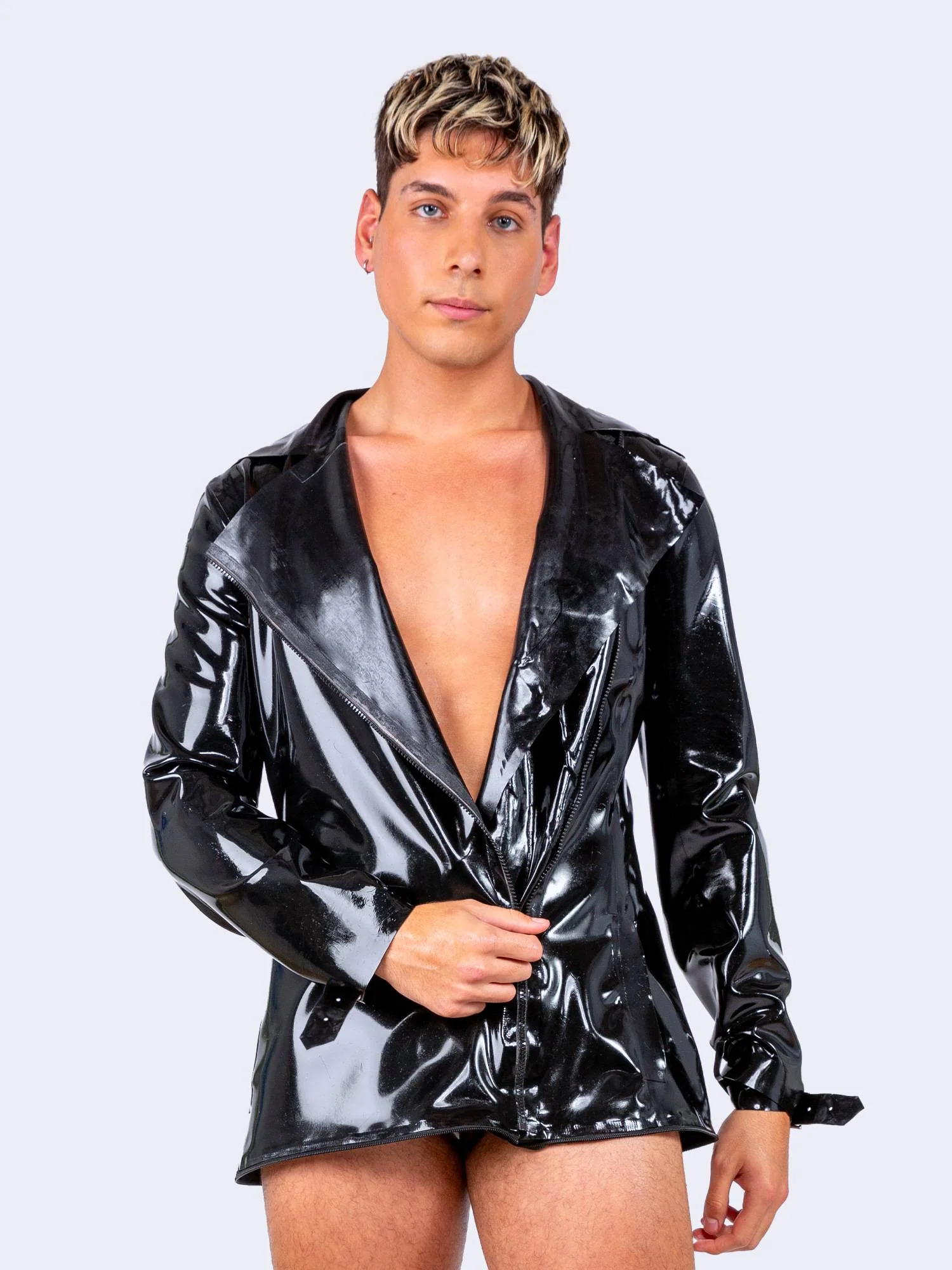 Cipher Trench Coat With Zip-Off Bottom By Bonyx - Image 4