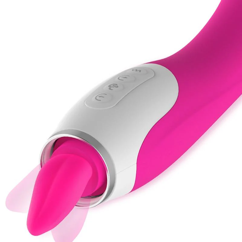 LUSTY AGE Sucking Vibrator With Tongue G-bliss O-maker Toy - Image 4