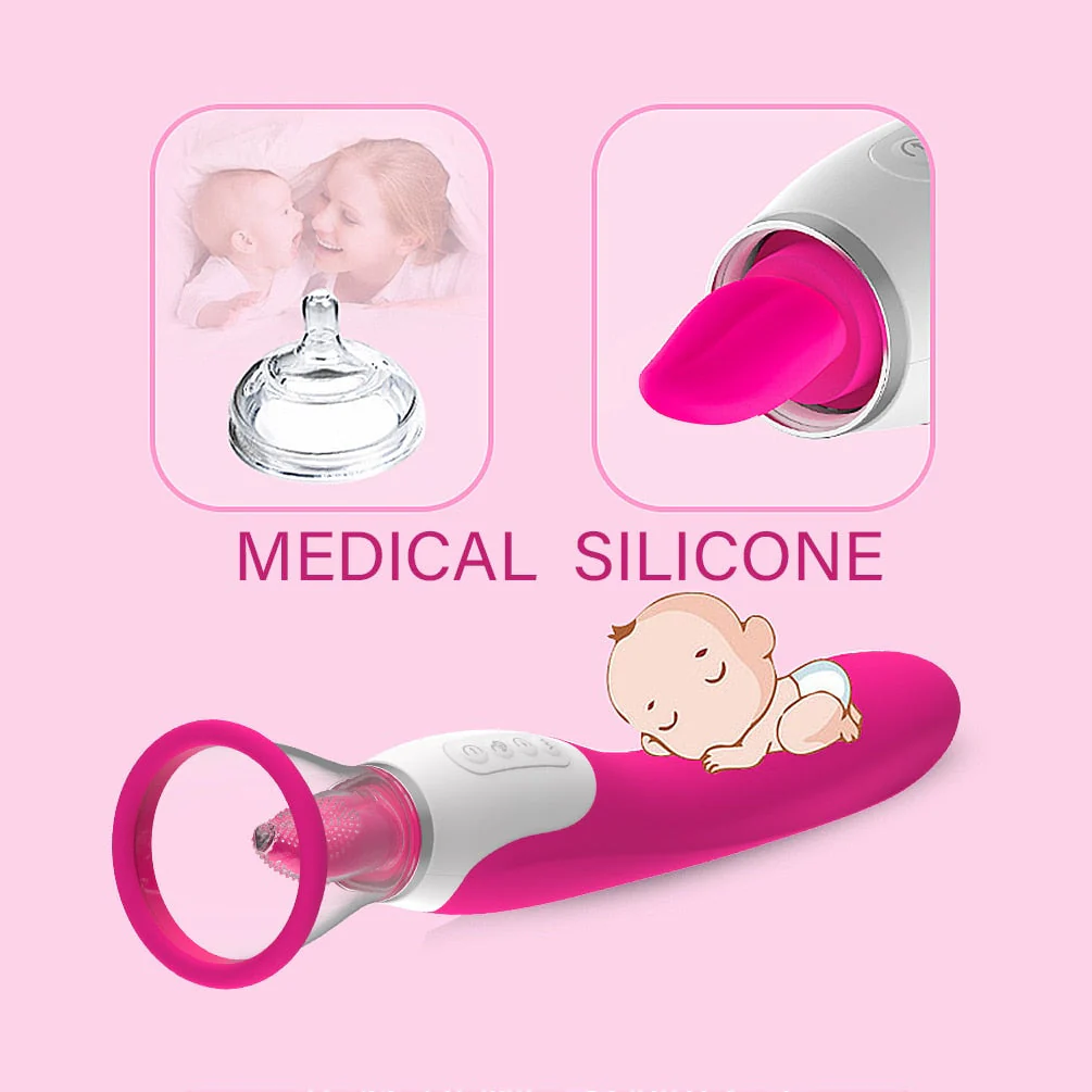 LUSTY AGE Sucking Vibrator With Tongue G-bliss O-maker Toy - Image 9