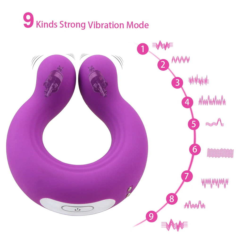 Cock Ring Couple Vibrator for Penis & Clitoral Stimulation - Image 3