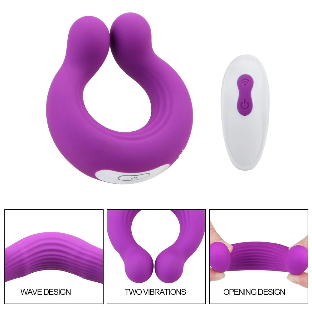 Cock Ring Couple Vibrator for Penis & Clitoral Stimulation - Image 4