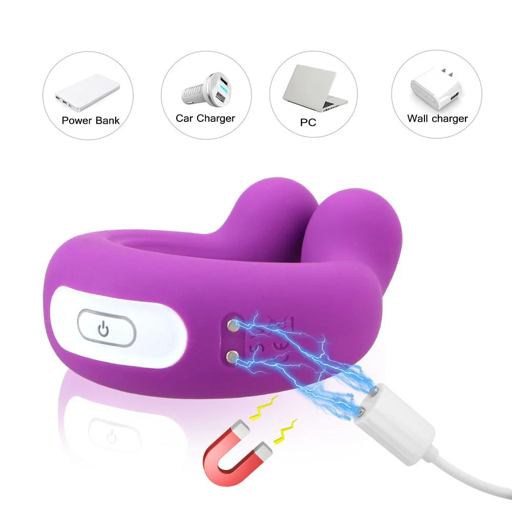 Cock Ring Couple Vibrator for Penis & Clitoral Stimulation - Image 6