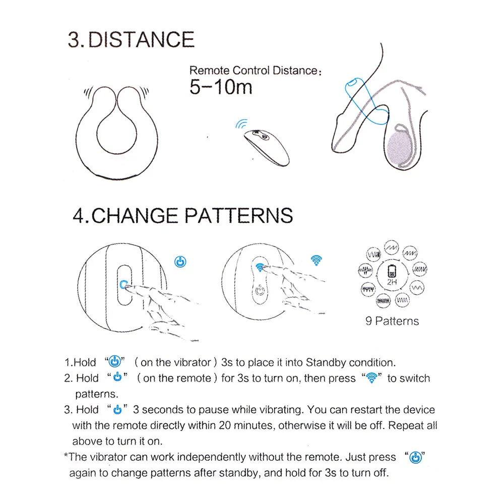 Cock Ring Couple Vibrator for Penis & Clitoral Stimulation - Image 7