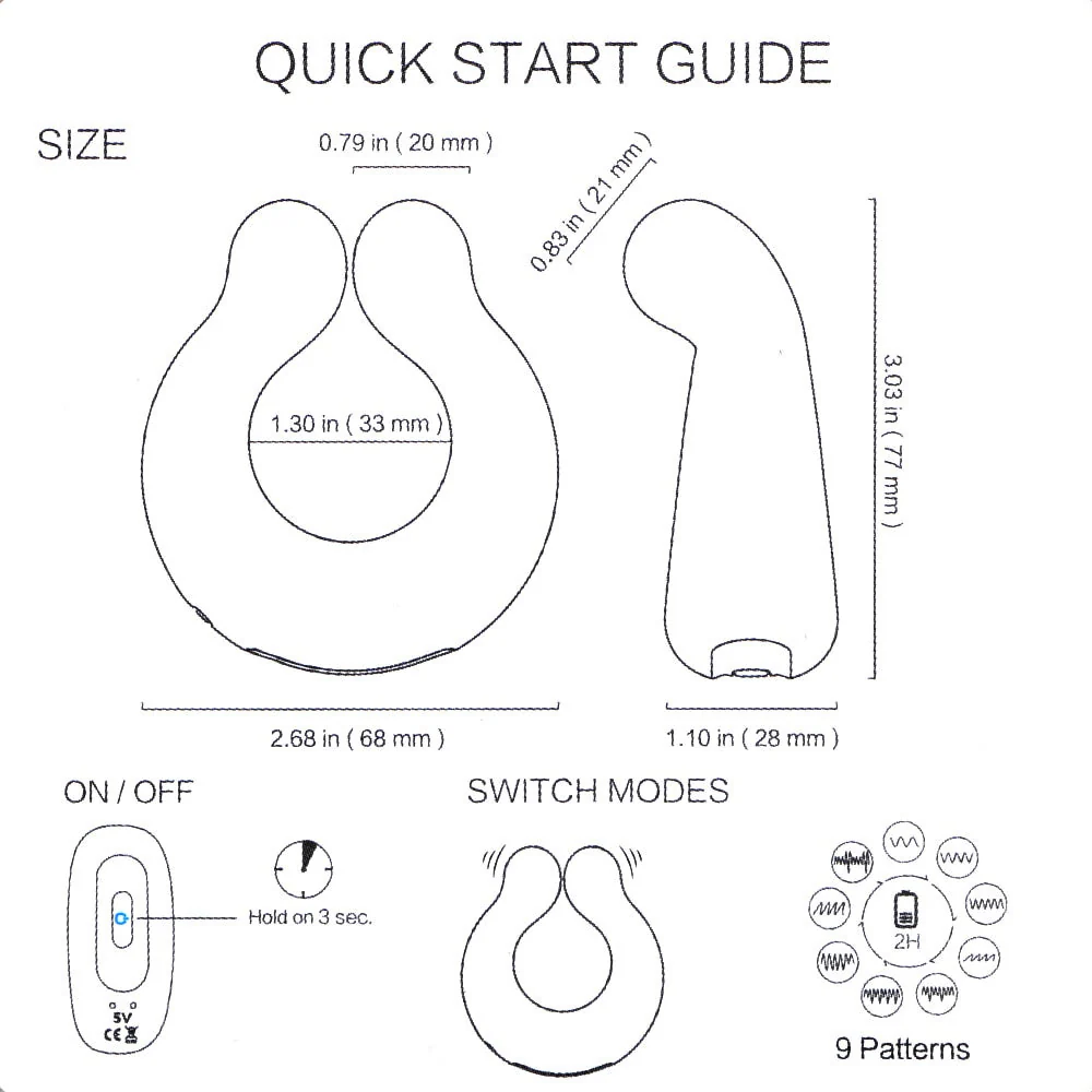 Cock Ring Couple Vibrator for Penis & Clitoral Stimulation - Image 8