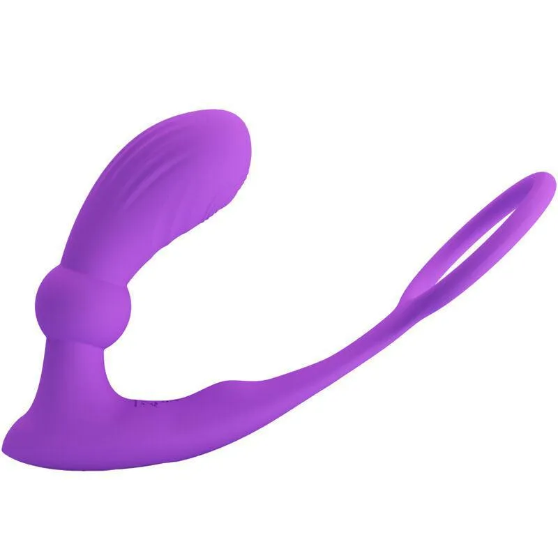 Cockring Vibrant Télécommandé En Silicone Violet - Image 7