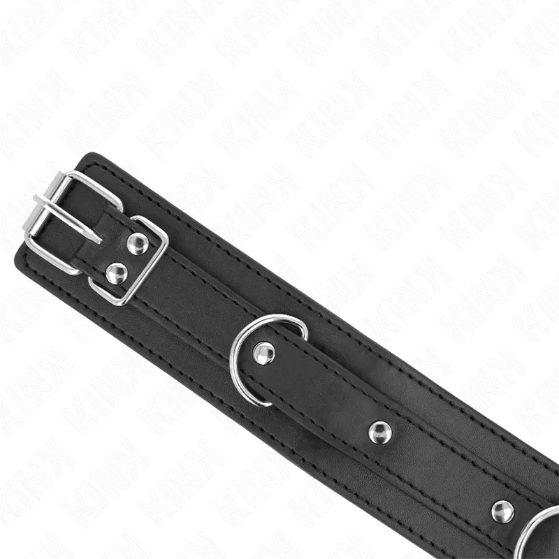 Collier Bdsm Cuir Rouge Élégant - Image 2