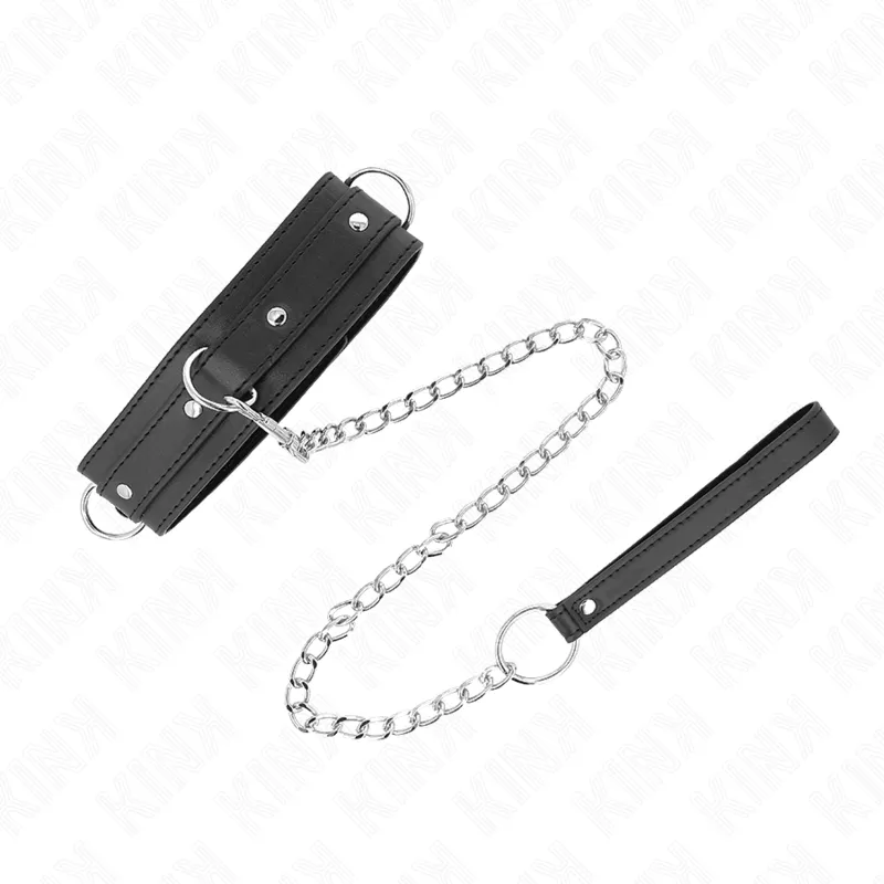 Collier Bdsm Cuir Rouge Élégant - Image 3