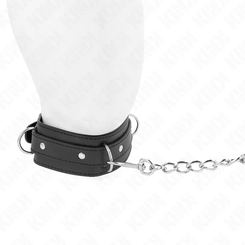 Collier Bdsm Cuir Rouge Élégant - Image 4